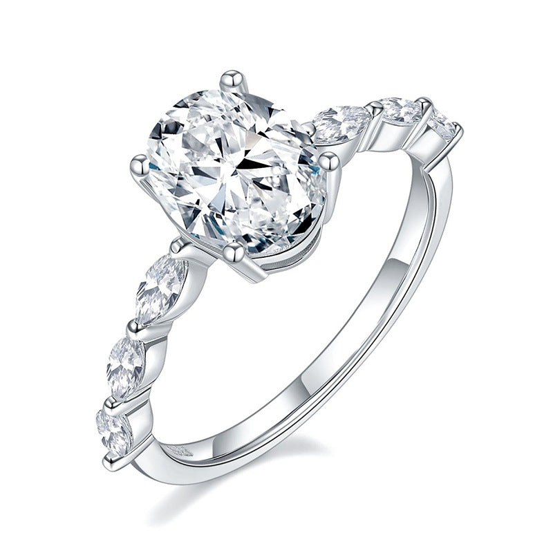 CELIA Oval Cut moissanite Rings Ideal Choice for Couple Parties Date Travel