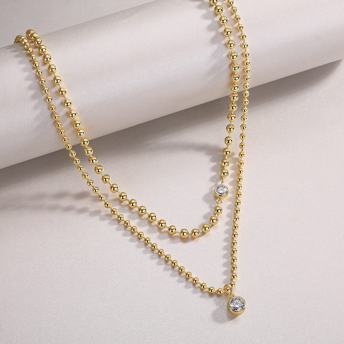 Elegant Moissanite necklace