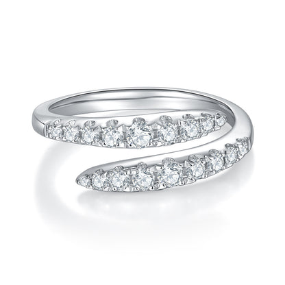 CELIA Open Style Moissanite Wedding Bands