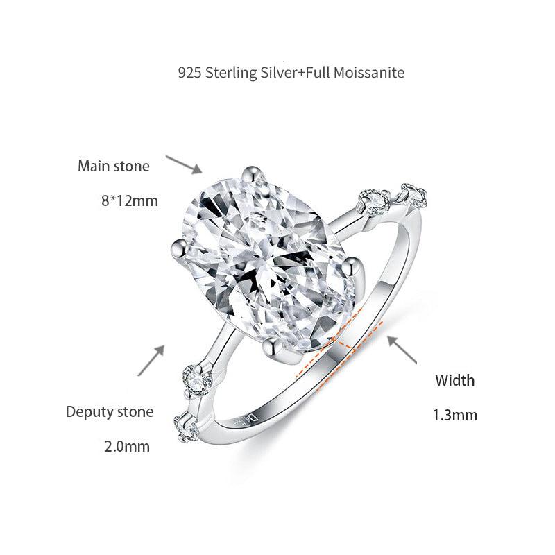 CELIA Hidden Halo-Shaped Moissanite Ring