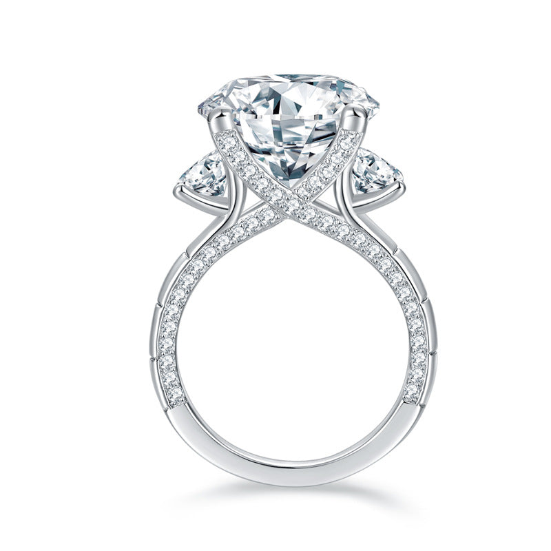 3 Stone Engagement Ring 