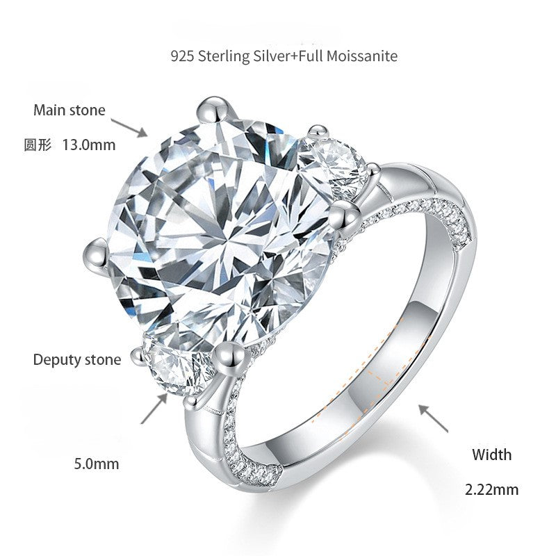 3 Stone Anniversary Ring for Her size