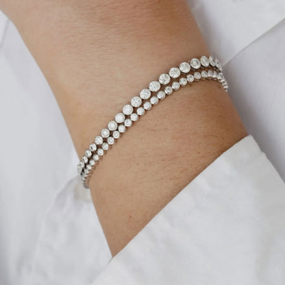 Moissanite Tennis Bracelet Elegant Moissanite Jewelry