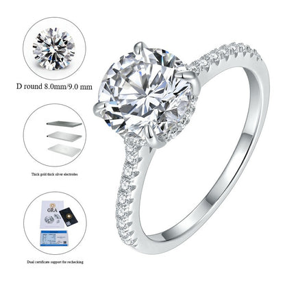 moissanite rings for women  moissanite rings size