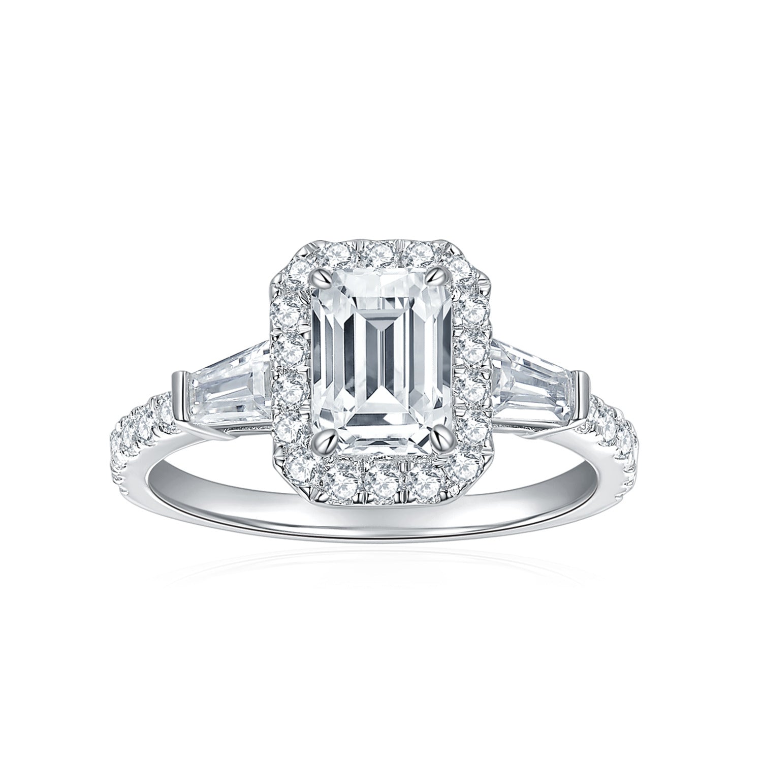  Promise Ring Emerald Cut