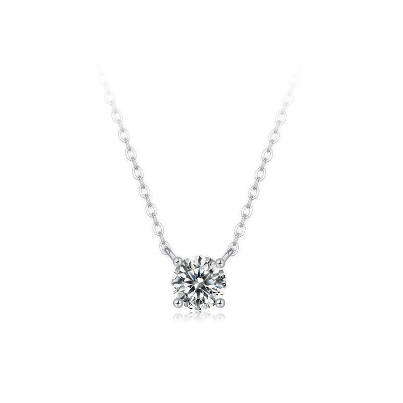 Round Cut Solitaire Necklace Solitaire Necklace