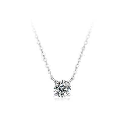 Round Cut Solitaire Necklace Solitaire Necklace