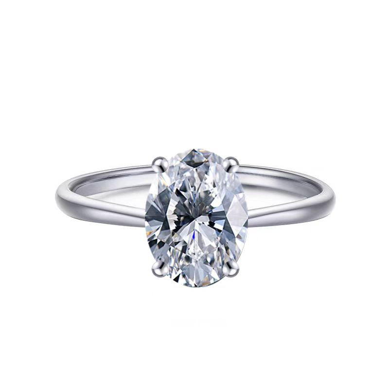 Solitaire Moissanite Ring