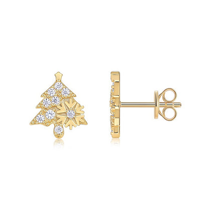 Moissanite Holiday Earrings