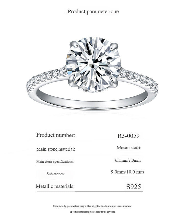 moissanite engagement ring moissanite ring set